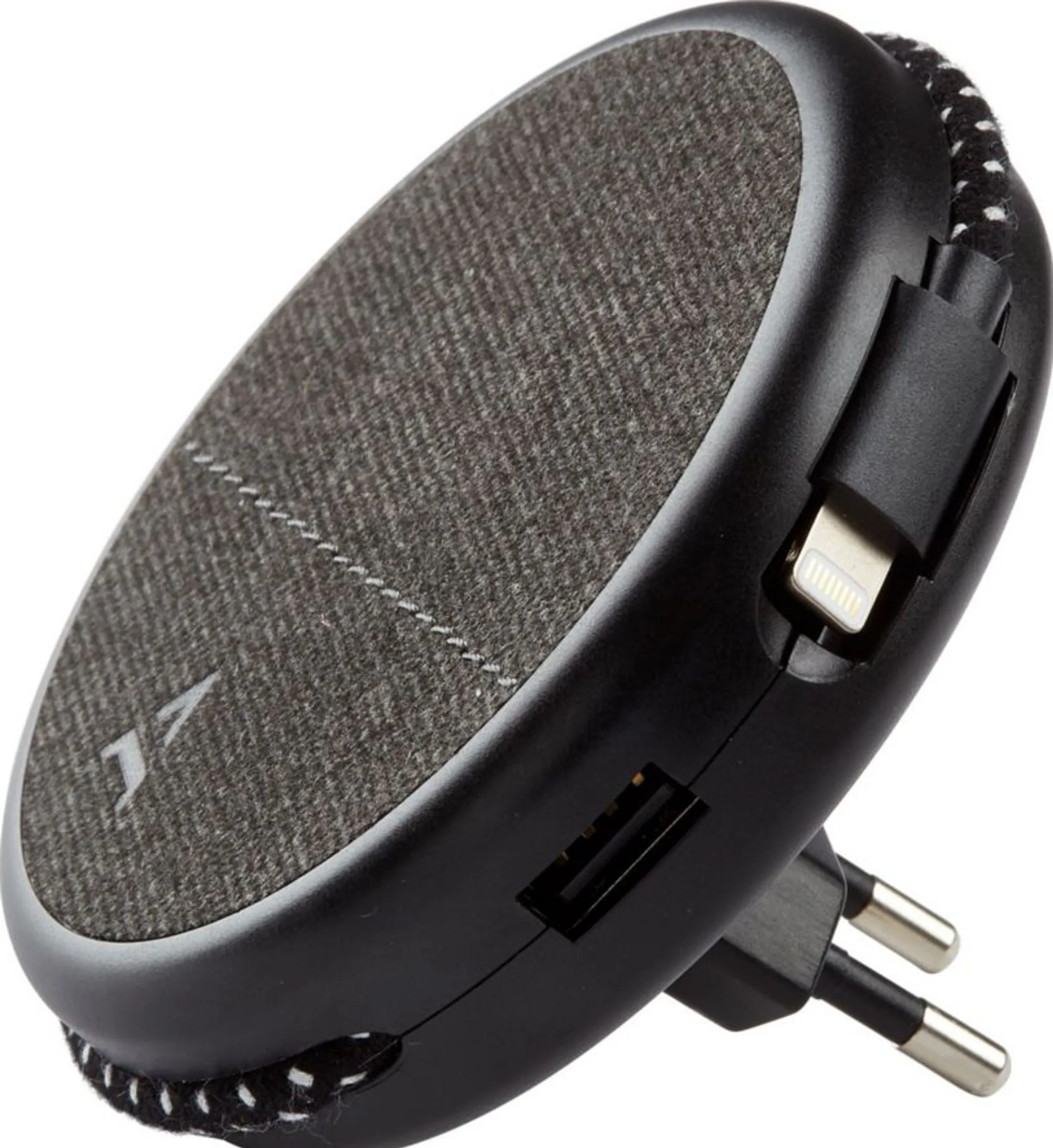 Chargeur secteur Magnétique noir-cable lightning intégré