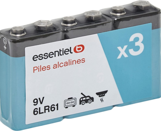 ESSENTIEL-B Pile 6LR61 3 X 9 Volts