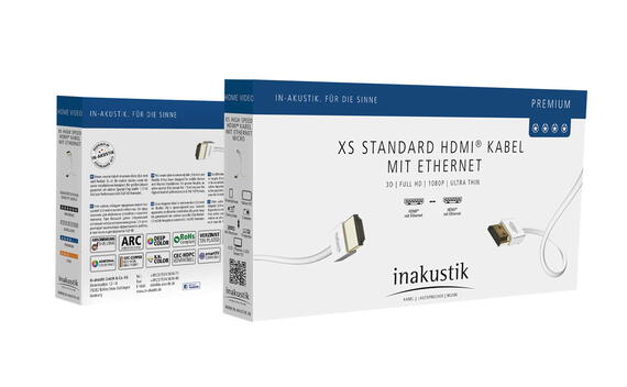 In-Akustik Câble fin HDMI, 1,5 mètre