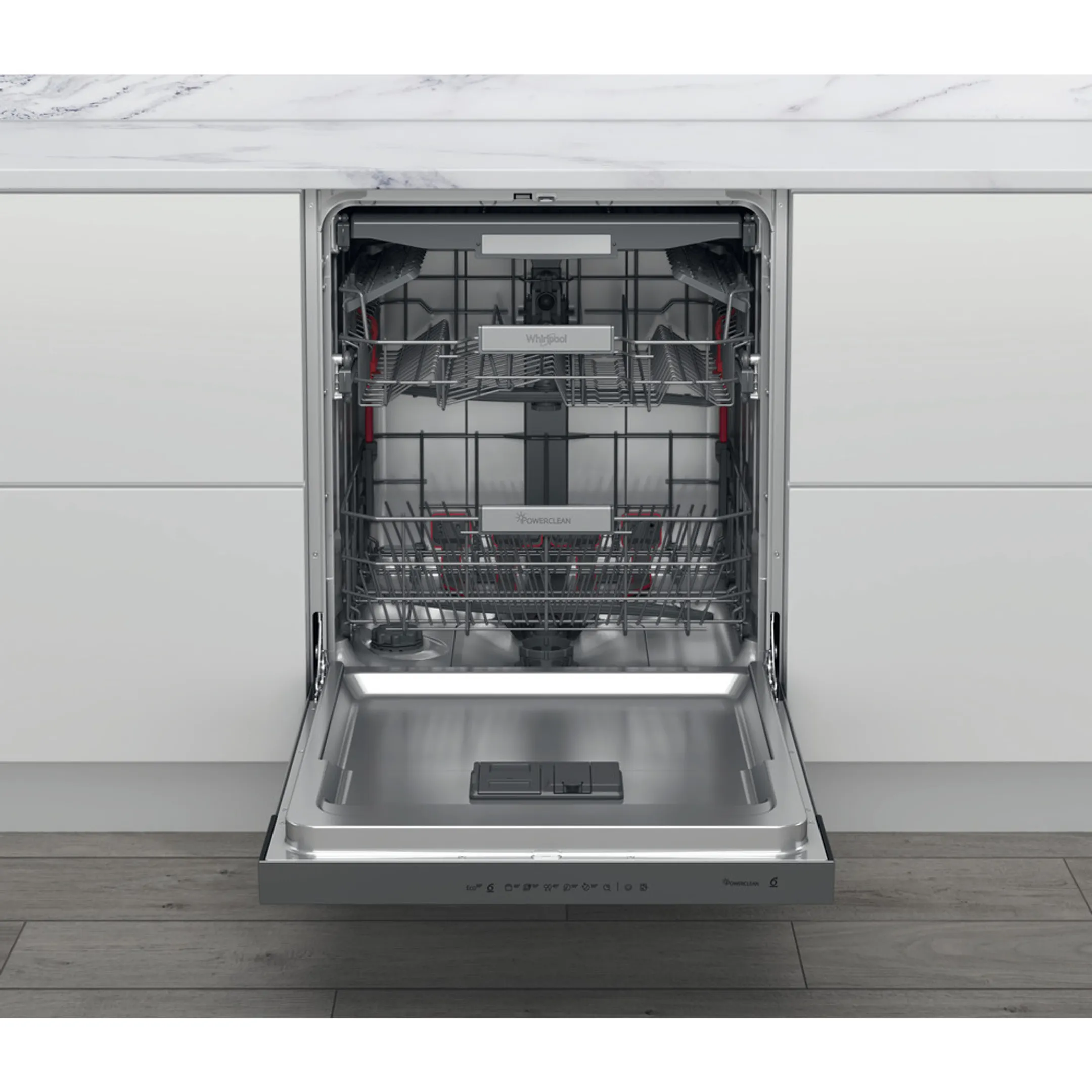 Whirlpool WBO 3T133 PF X Semi-integrated Dishwasher image