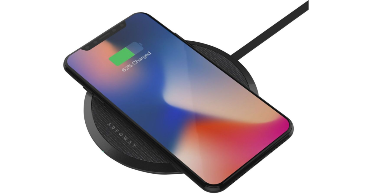 Chargeur Induction ADEQWAT – Support Sans Fil 15W – Noir – Neuf