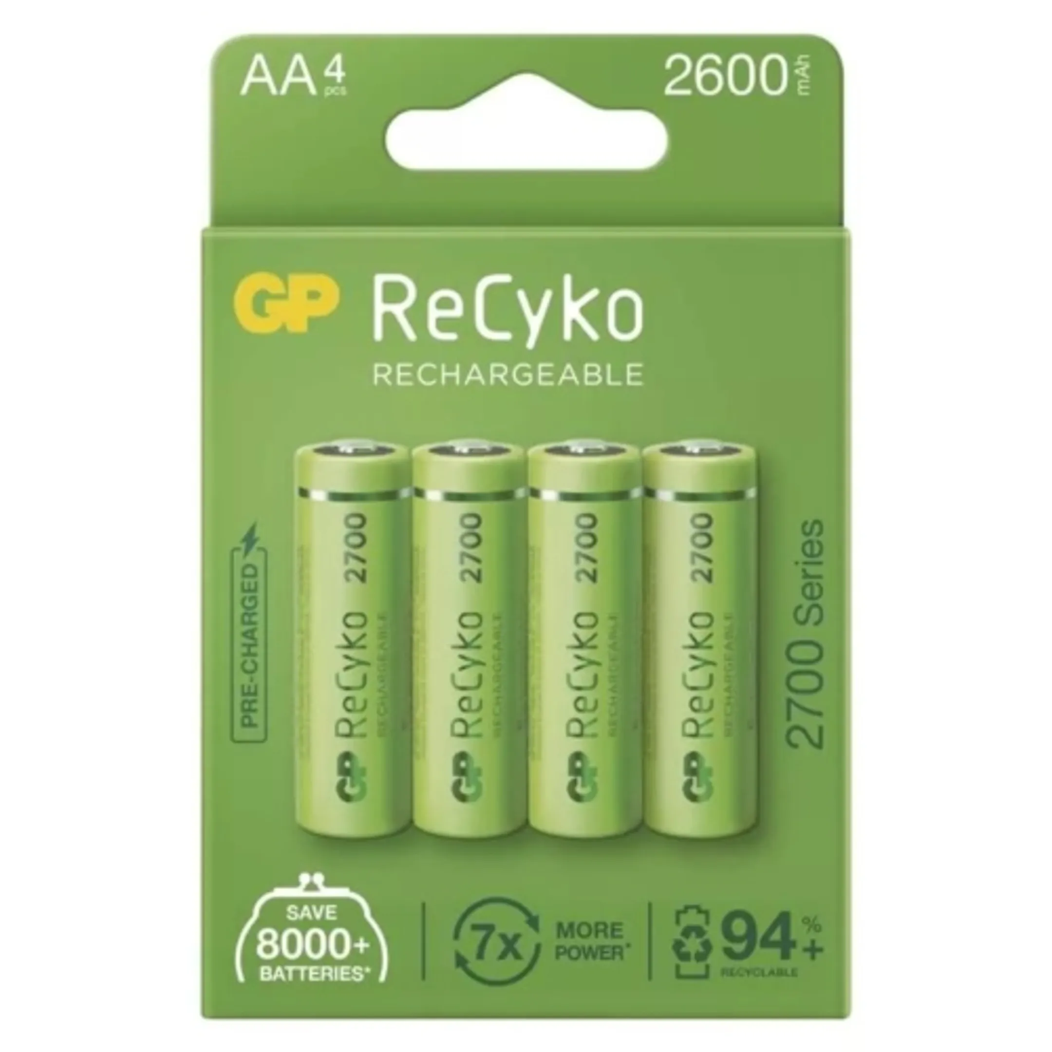 Pack de 2x LR06 AA 2600 mah