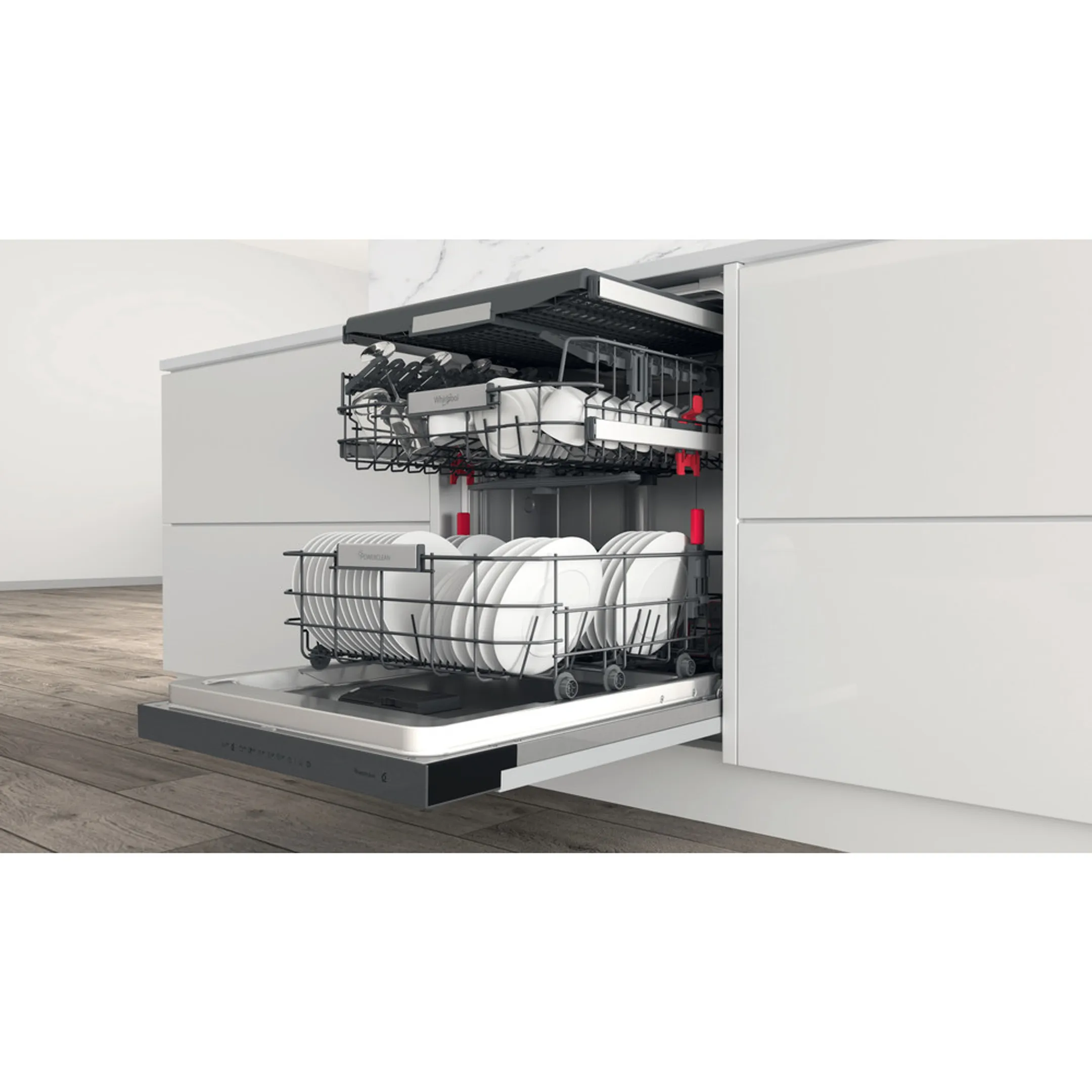 Whirlpool WBO 3T133 PF X Semi-integrated Dishwasher image