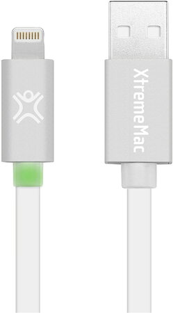Xtrememac Câble Lightning à LED Plat 