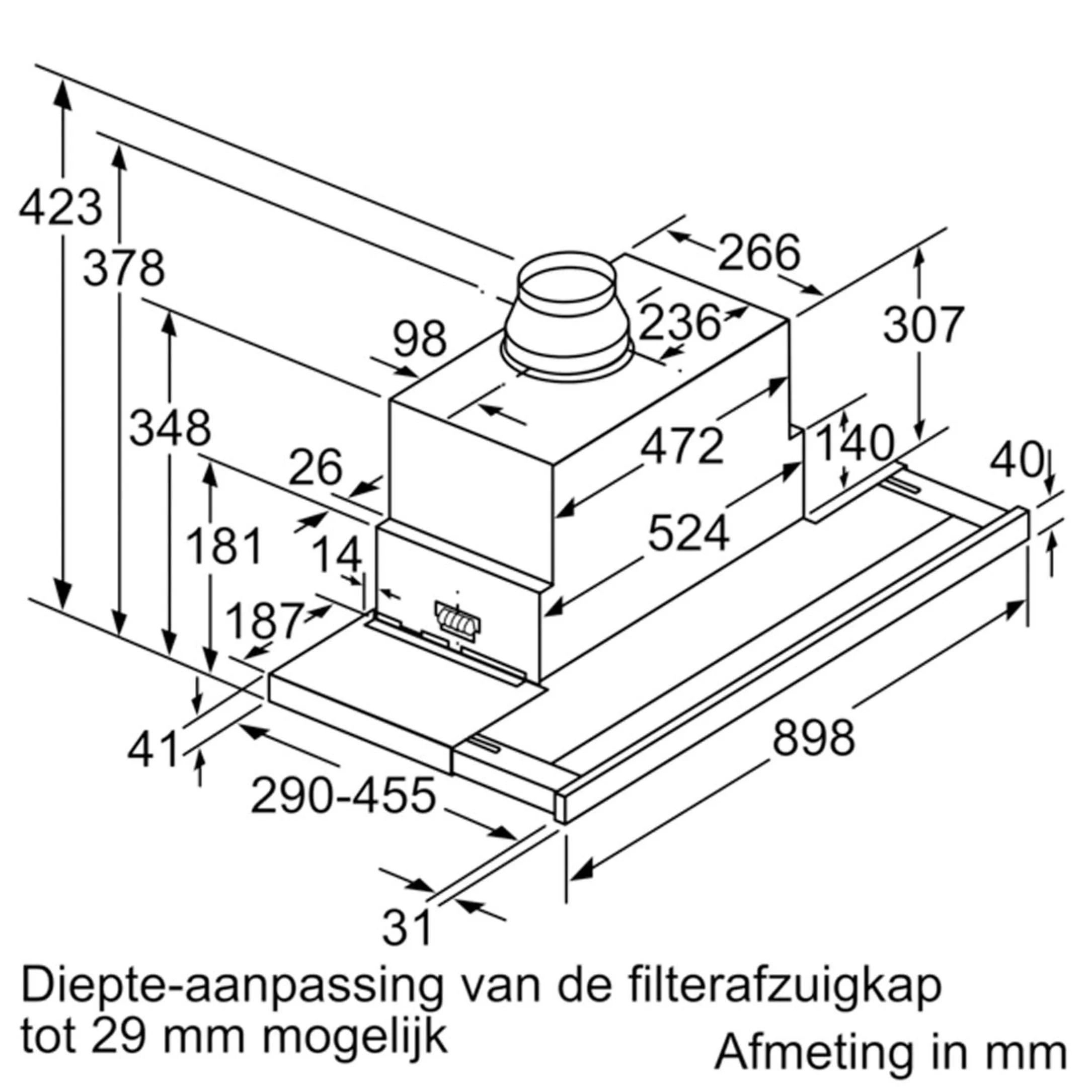 Siemens Teleskop-Abzugshaube LI99SA684 image