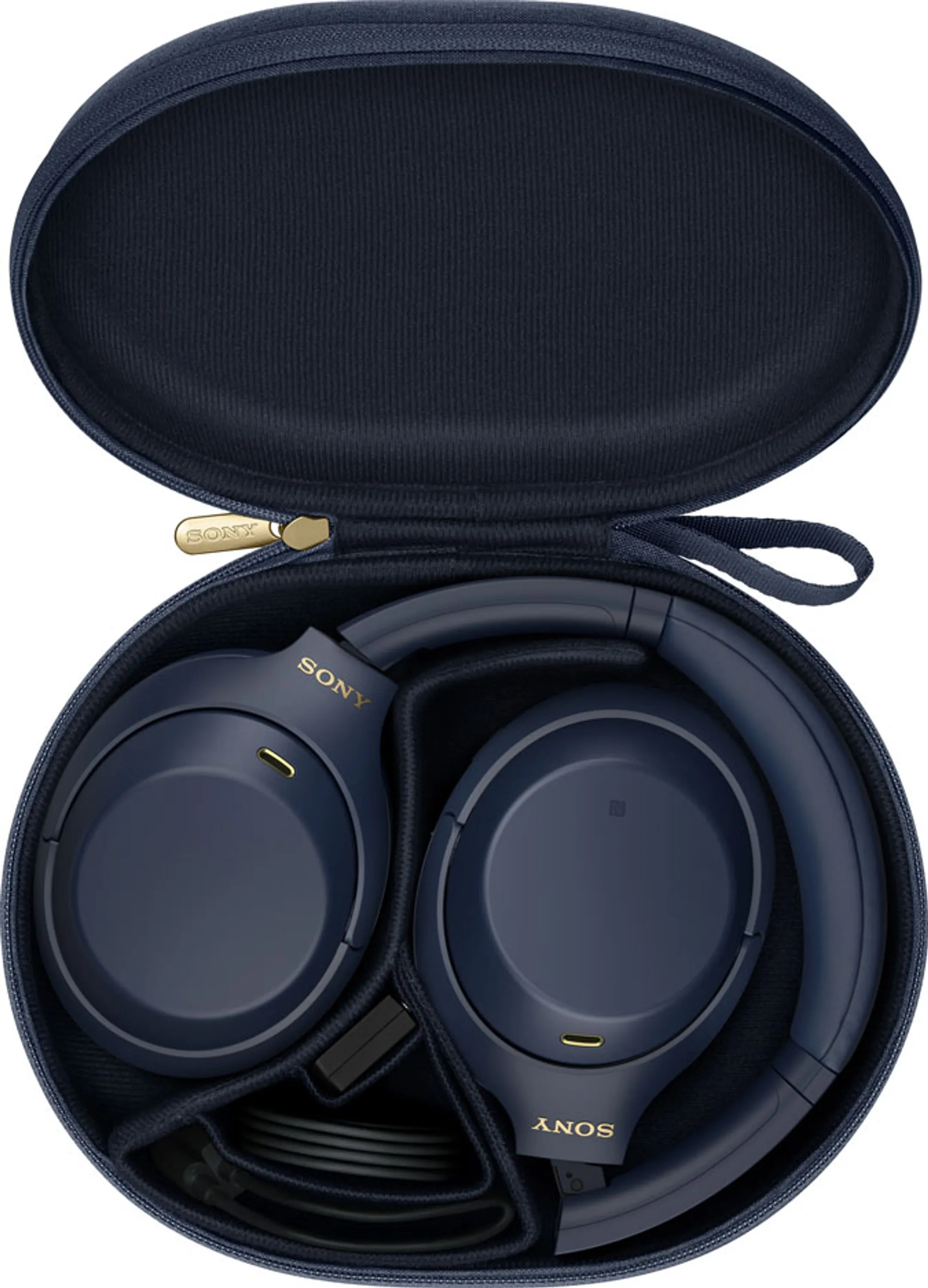 Sony WH-1000XM4 Wireless Headphones - Midnight Blue image