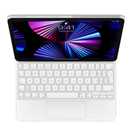 Apple Magic Keyboard iPad Pro 11" (3ᵉ gen) et iPad Air (4ᵉ gen) blanc - QWERTZ