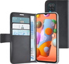 Azuri Étui portefeuille pour Galaxy A12 - Noir