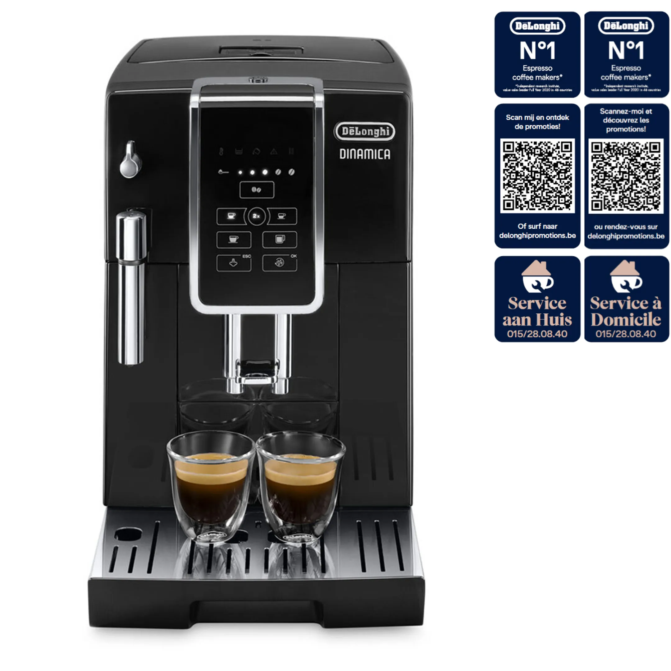 De'Longhi Automatische Espressomaschine Dinamica ECAM350.15.B image