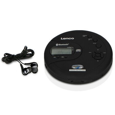 Lenco CD-300 Lecteur CD Portable - Noir