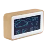 Denver Station météo avec réveil et date / Compteur de température et d'humidité / Bois