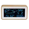 Denver Station météo avec réveil et date / Compteur de température et d'humidité / Bois