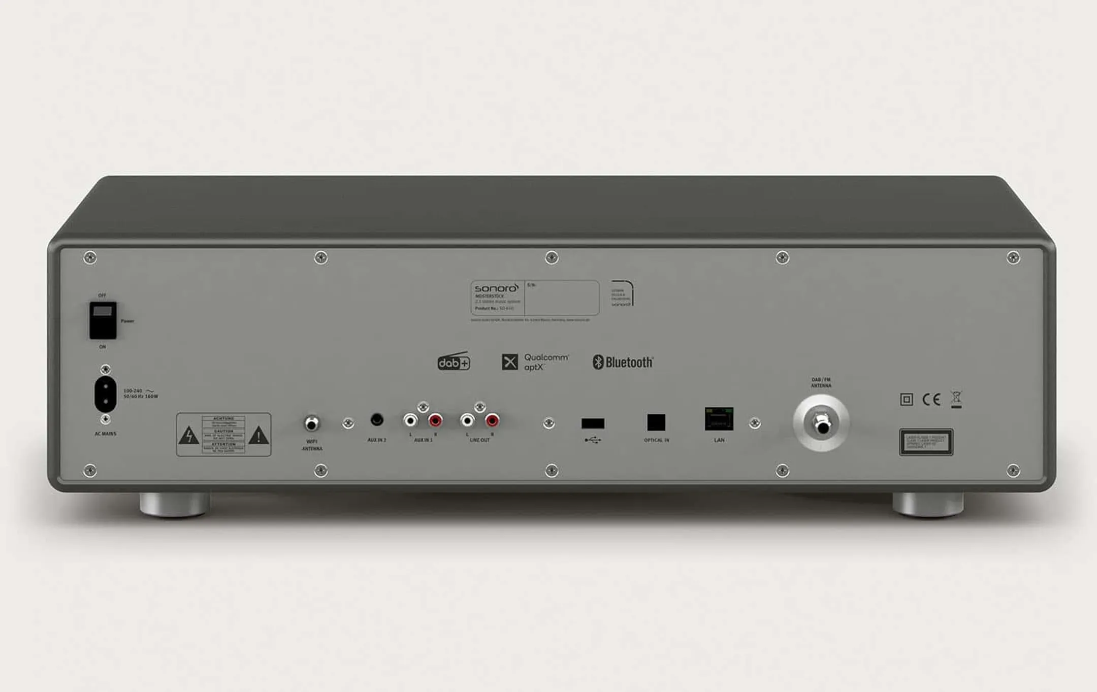 SONORO Internet Radio Chef d'Oeuvre - Matte Graphite image