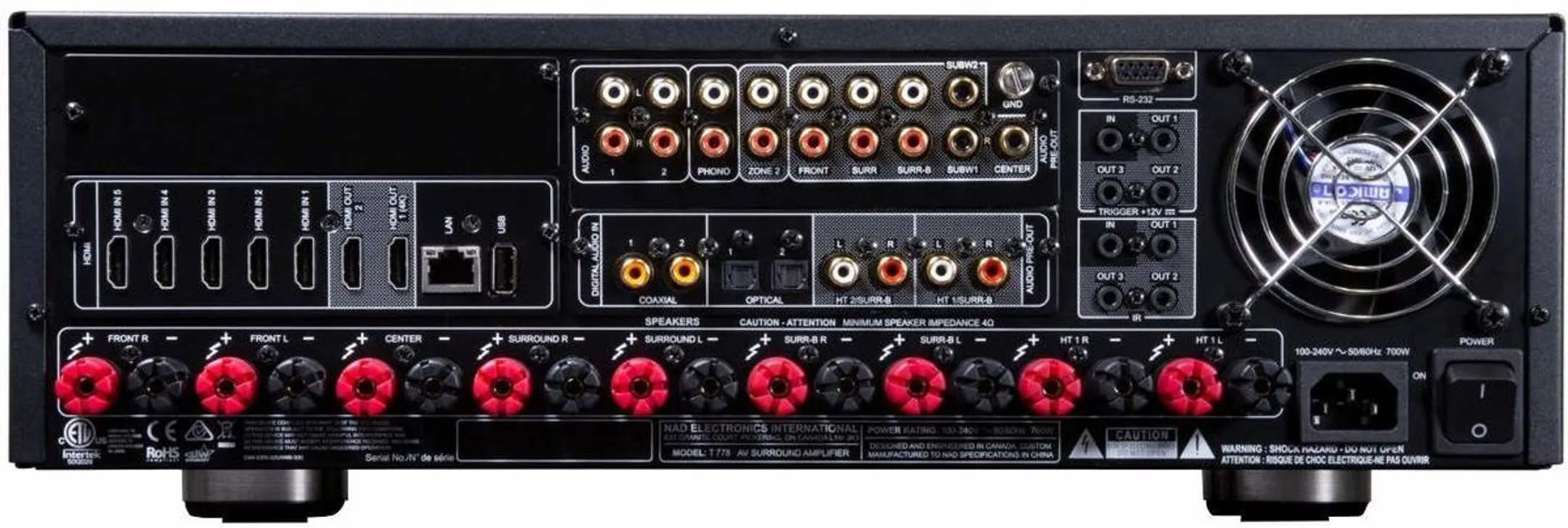NAD Amplifier T778 image