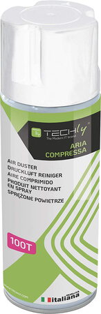 Techly Bombe d'air comprimé 400ml (ICA-CA 100T)