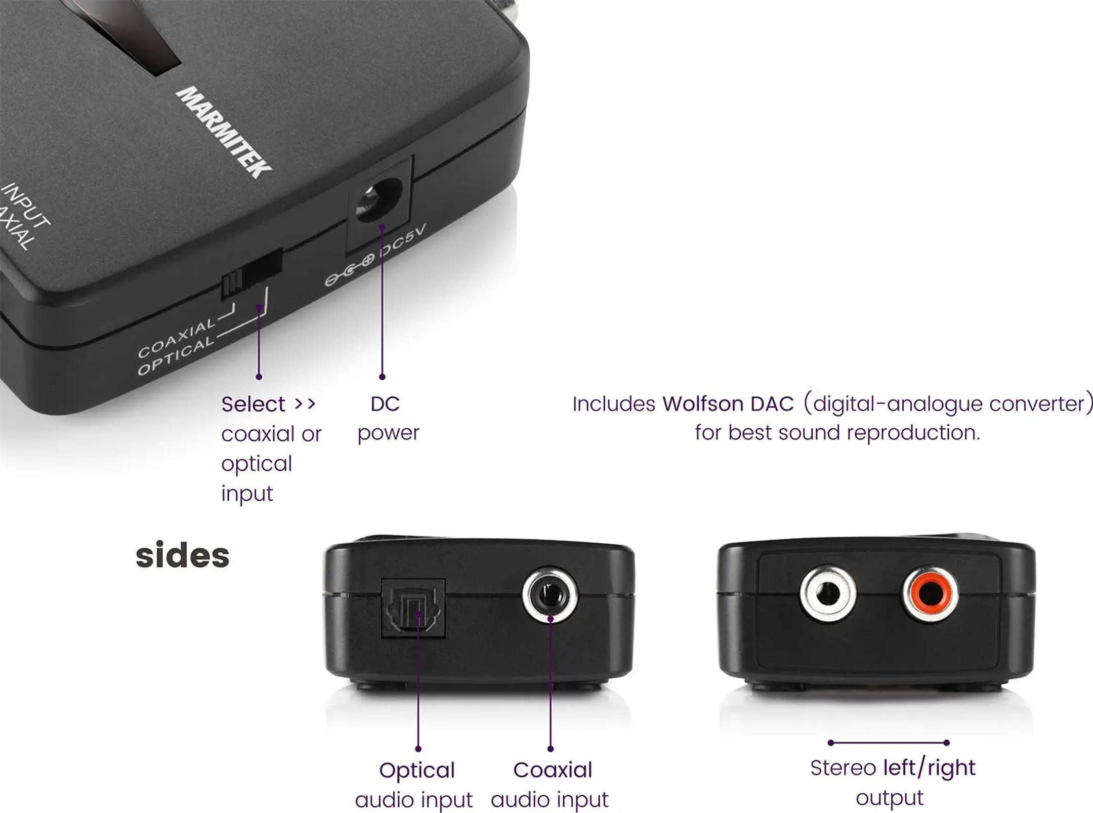 Marmitek Convertisseur DAC Connect DA21 image