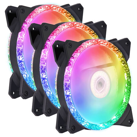 Coolermaster MASTERFAN MF120 PRISMATIC RGB (TRIPLE)