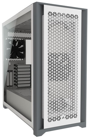 Corsair CORSAIR 5000D AIRFLOW TEMPERED GLASS ATX - Blanc
