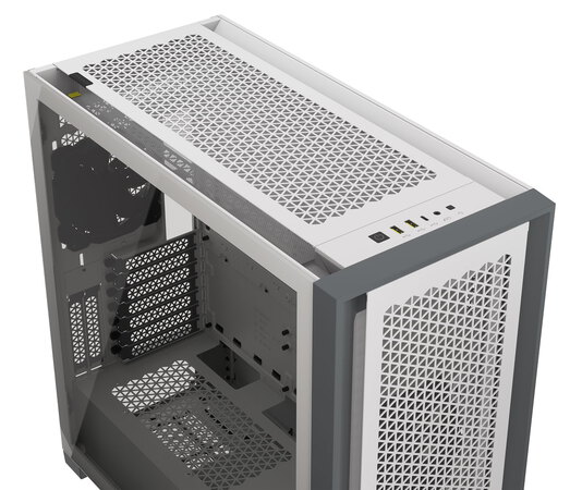 Corsair CORSAIR 5000D AIRFLOW TEMPERED GLASS ATX - Blanc