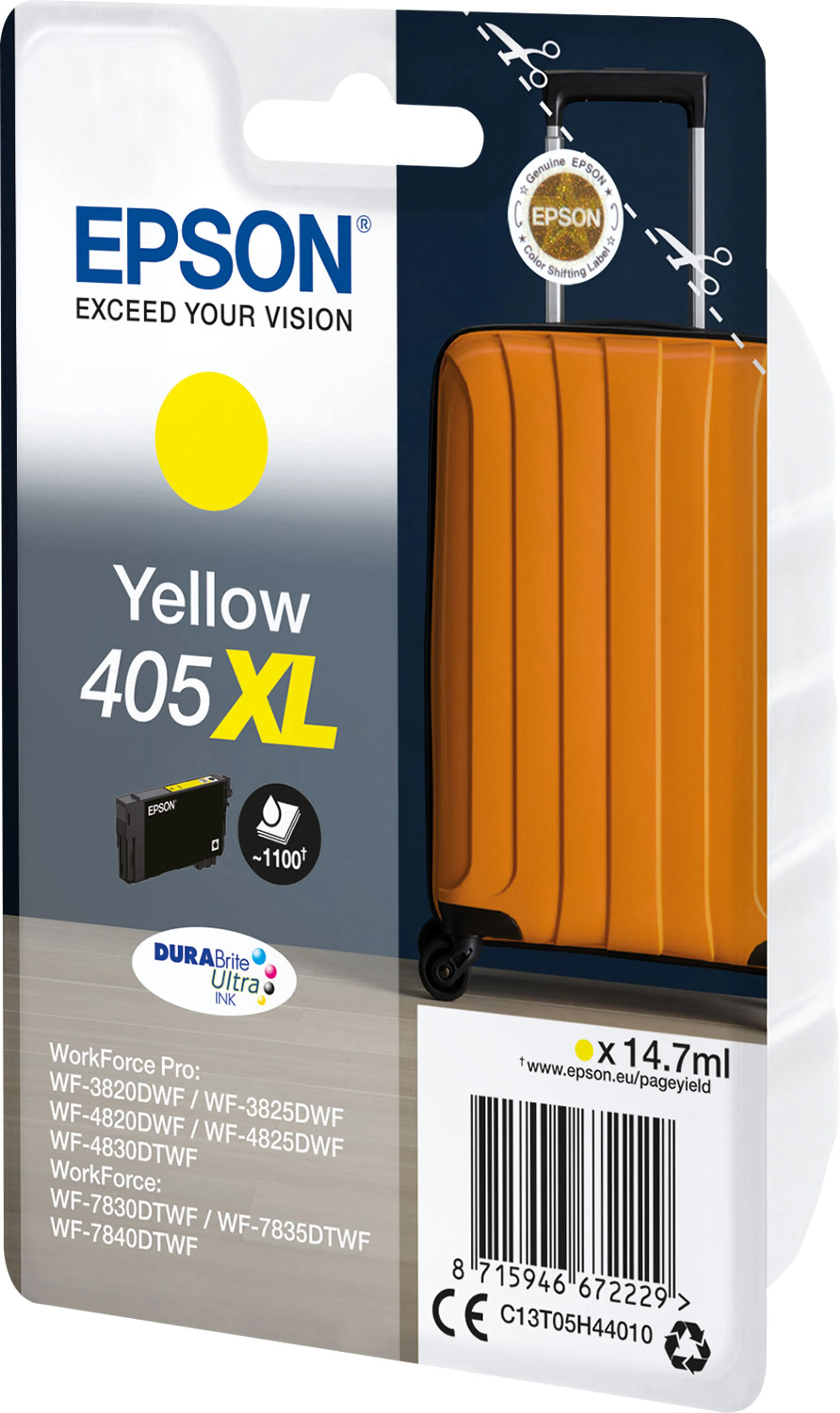 Bundle product Cartouche d'encre 405XL DURABrite Ultra Ink - Jaune