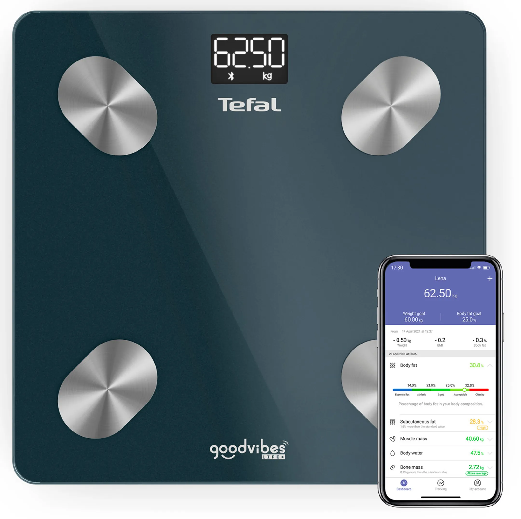 Elektronische Personenwaage Goodvibes Life+ BM9620S1