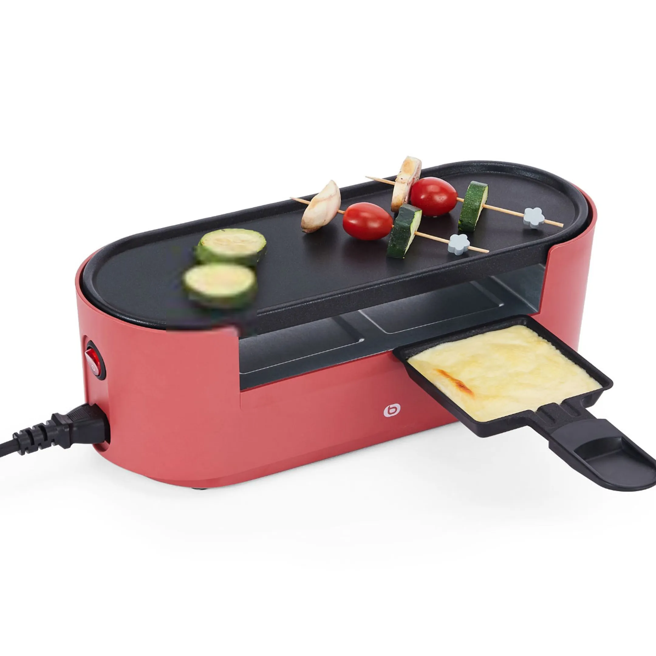 Raclette & grill Multiplug Red