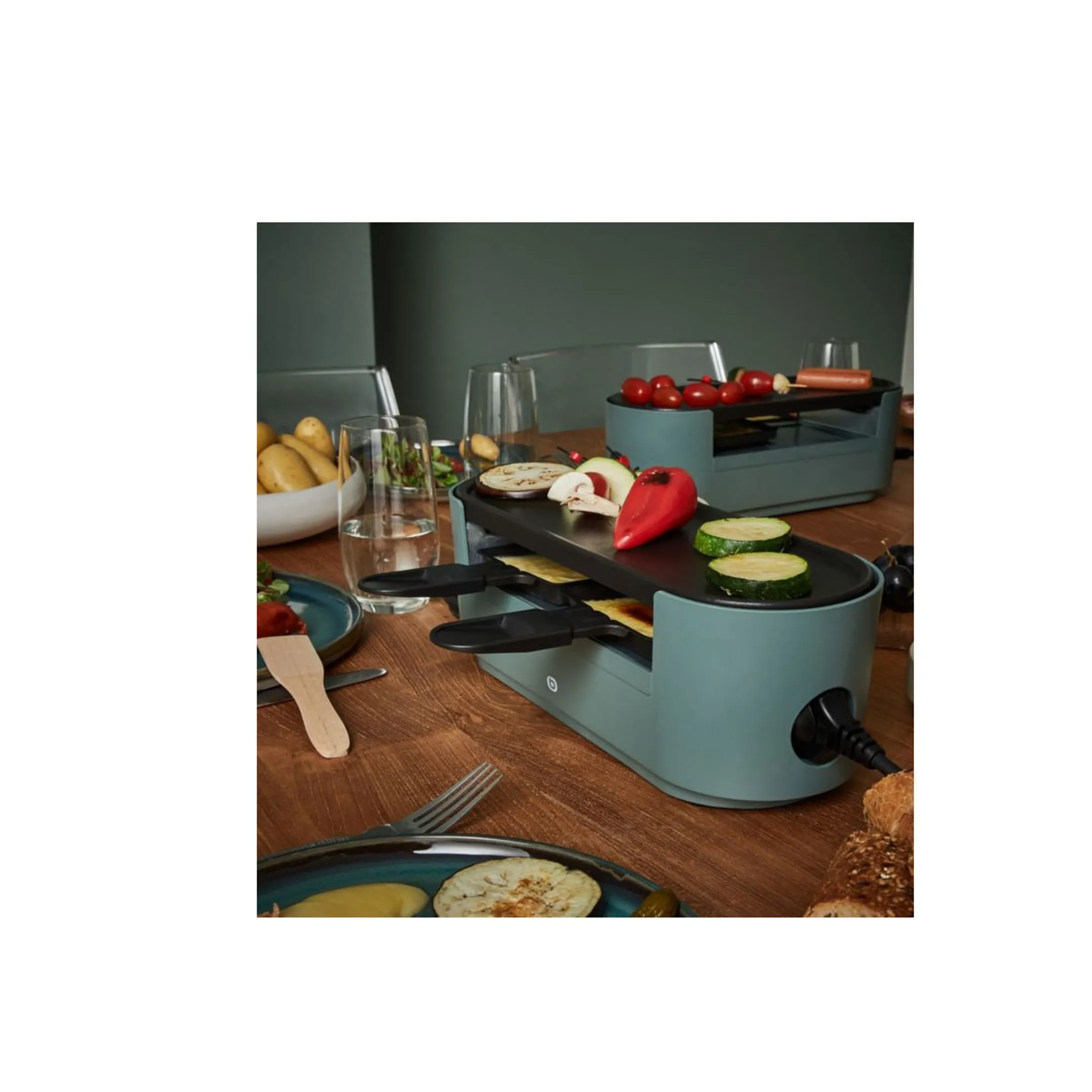 ESSENTIEL-B Raclette & grill Multiplug Vert image