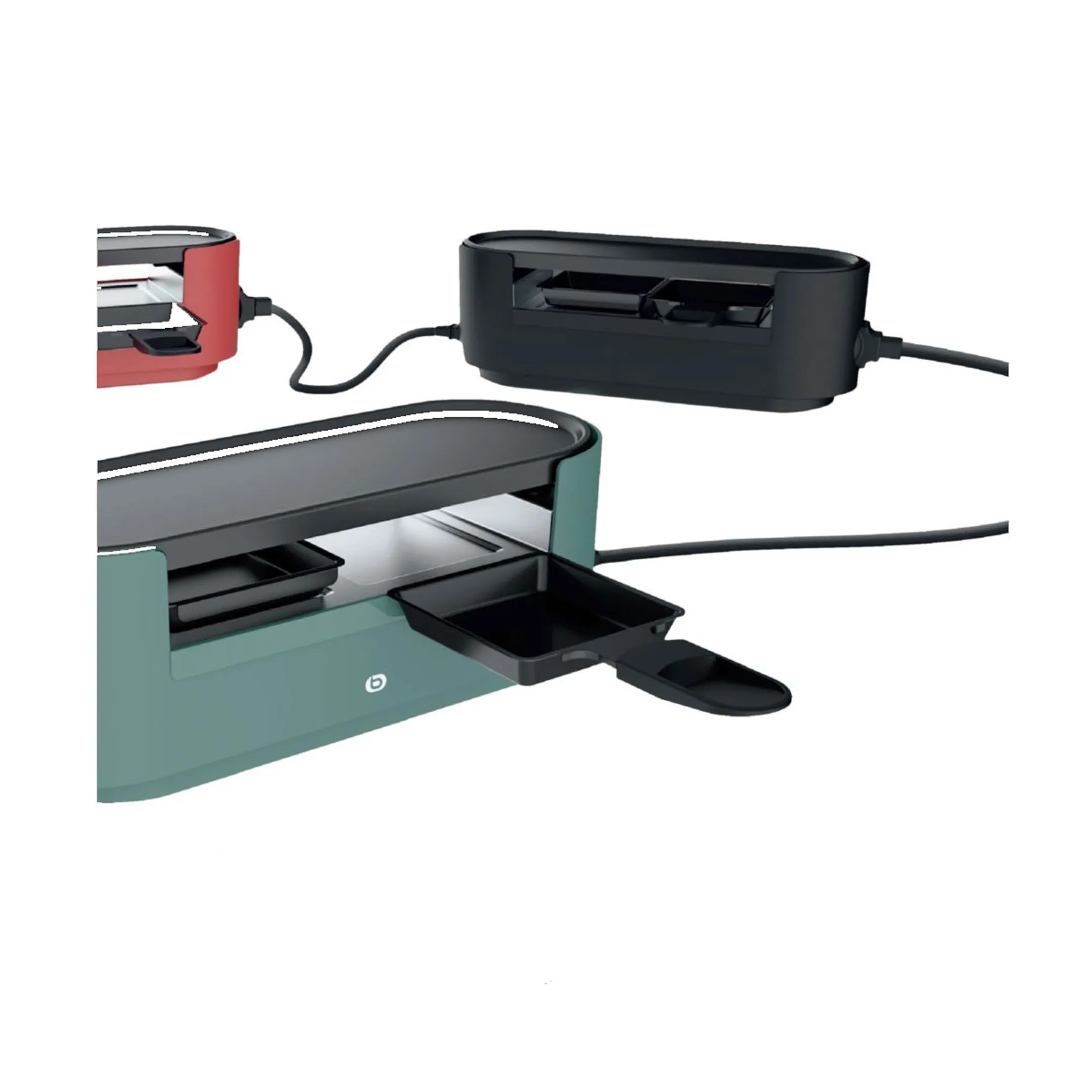 ESSENTIEL-B Raclette & grill Multiplug Black image