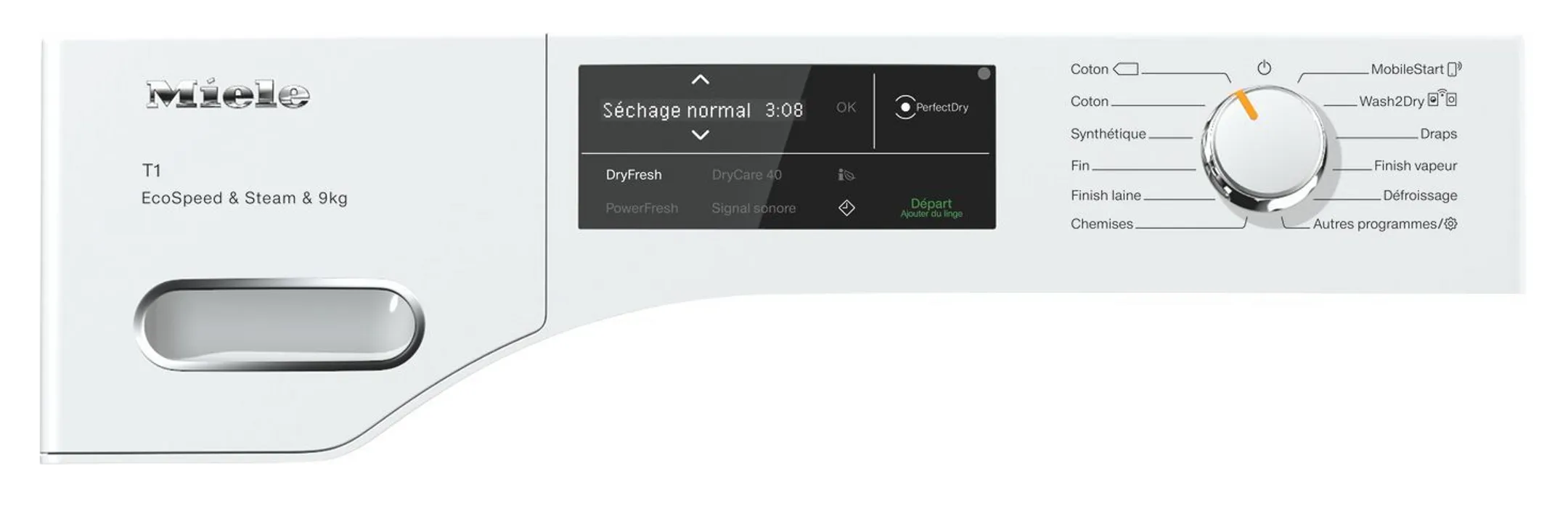 Miele TWL780WP Heat pump Dryer Ecodry image