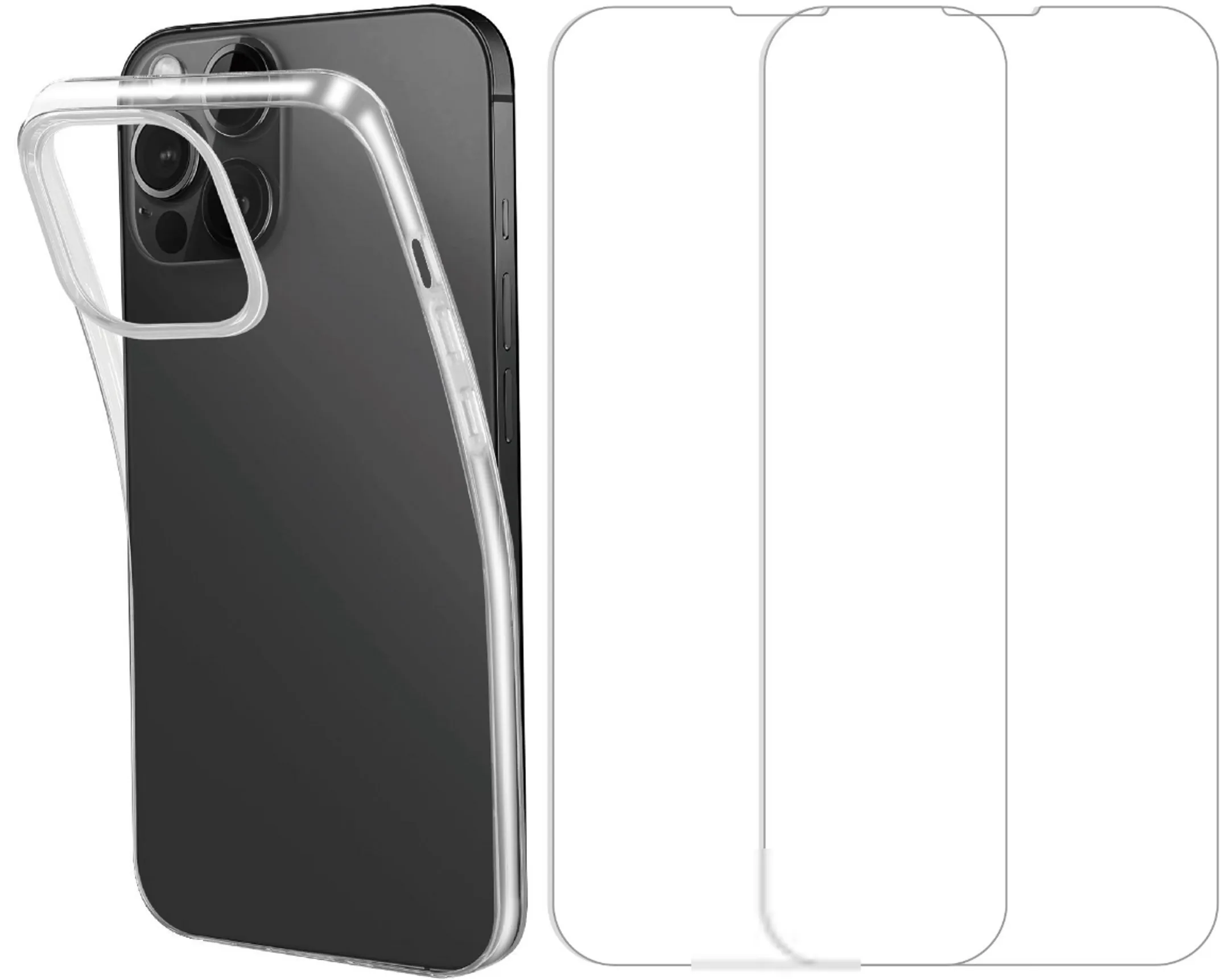 ESSENTIEL-B Pack Coque + 2x verre trempé pour iPhone 13 (Pro) image