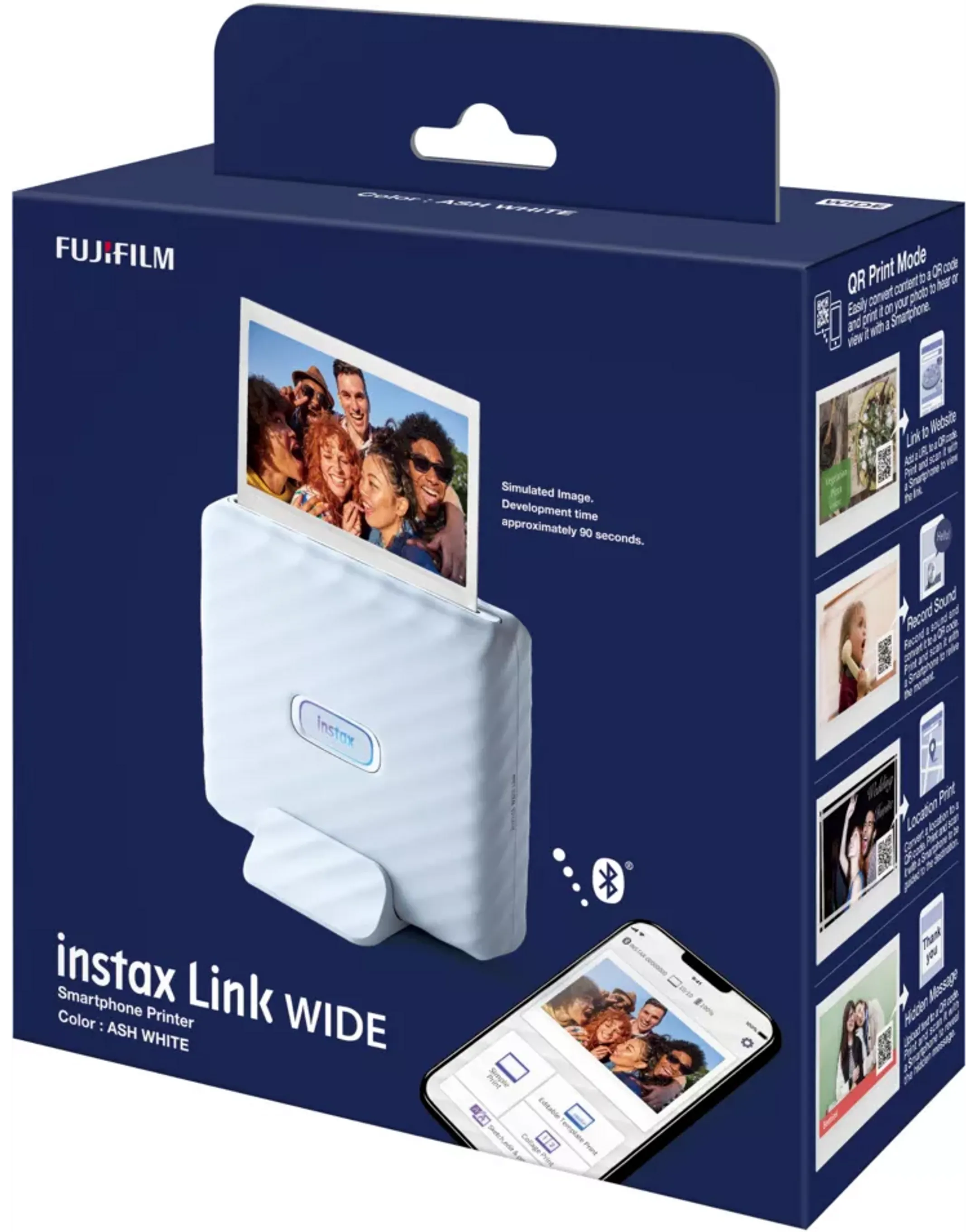 Fujifilm Tragbarer Fotodrucker Instax Link Wide - Weiss image