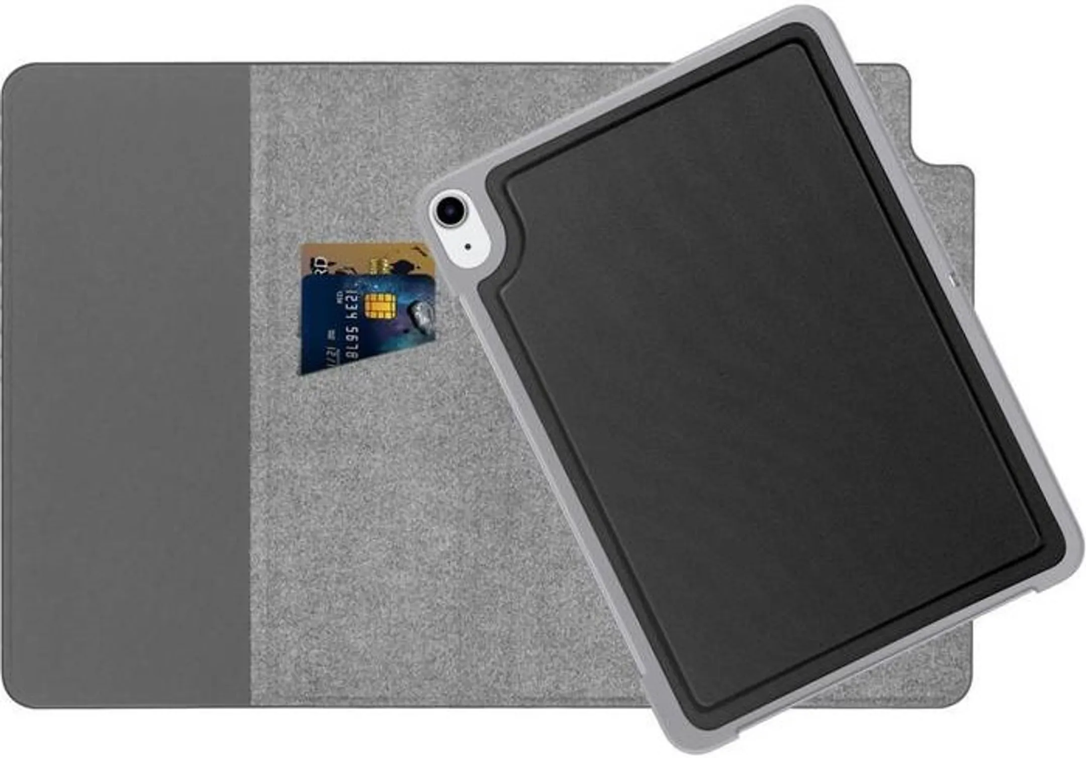 Adeqwat Étui livre rotatif pour iPad Air (2022) - Noir image