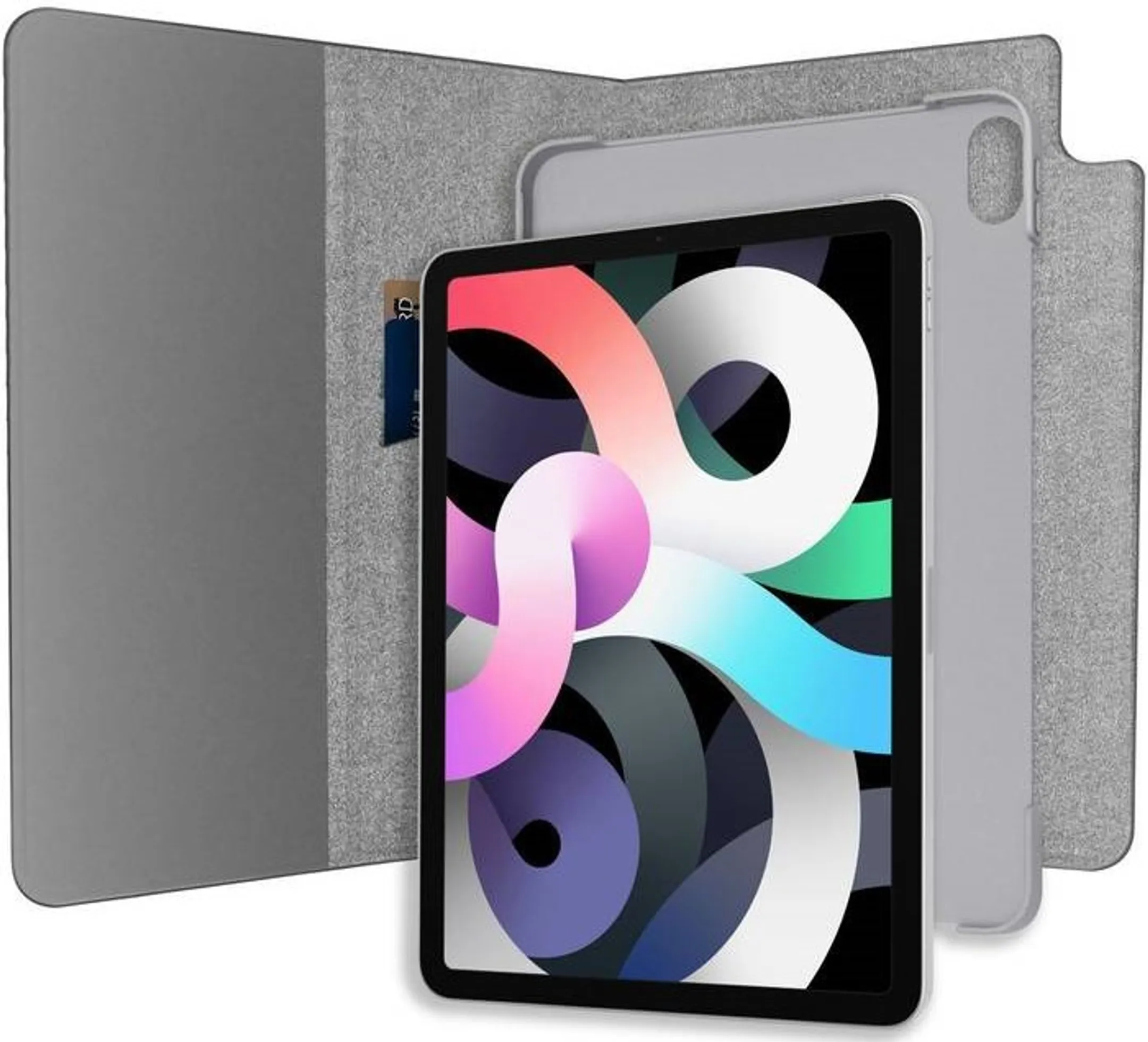 Adeqwat Étui livre rotatif pour iPad Air (2022) - Noir image