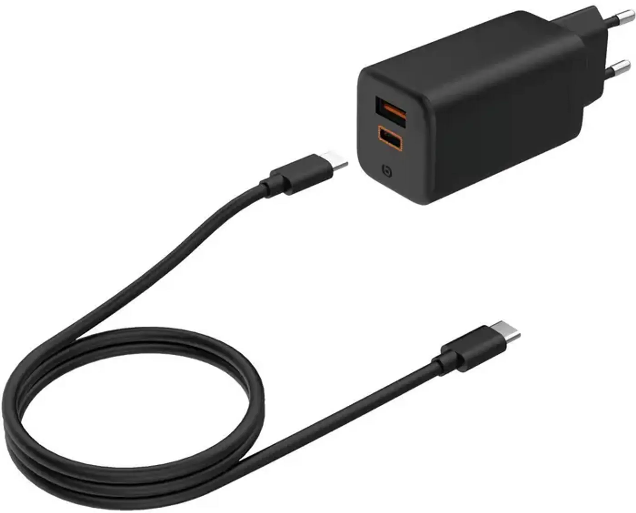 Chargeur secteur USB C ou USB A 65 W + câble USB C