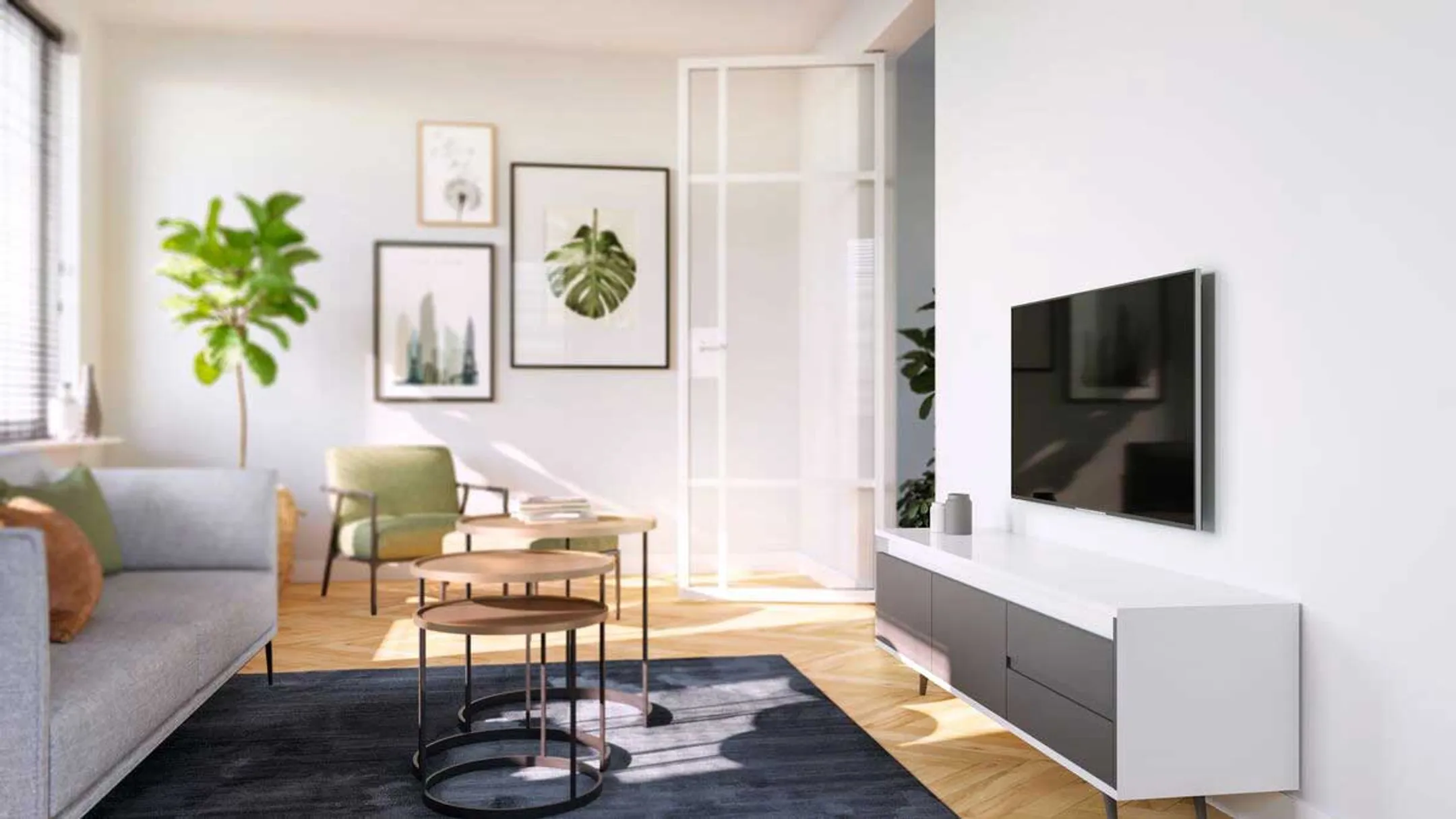 Vogels Support TV fixe TVM 3205 - 19" à 50" - Noir image