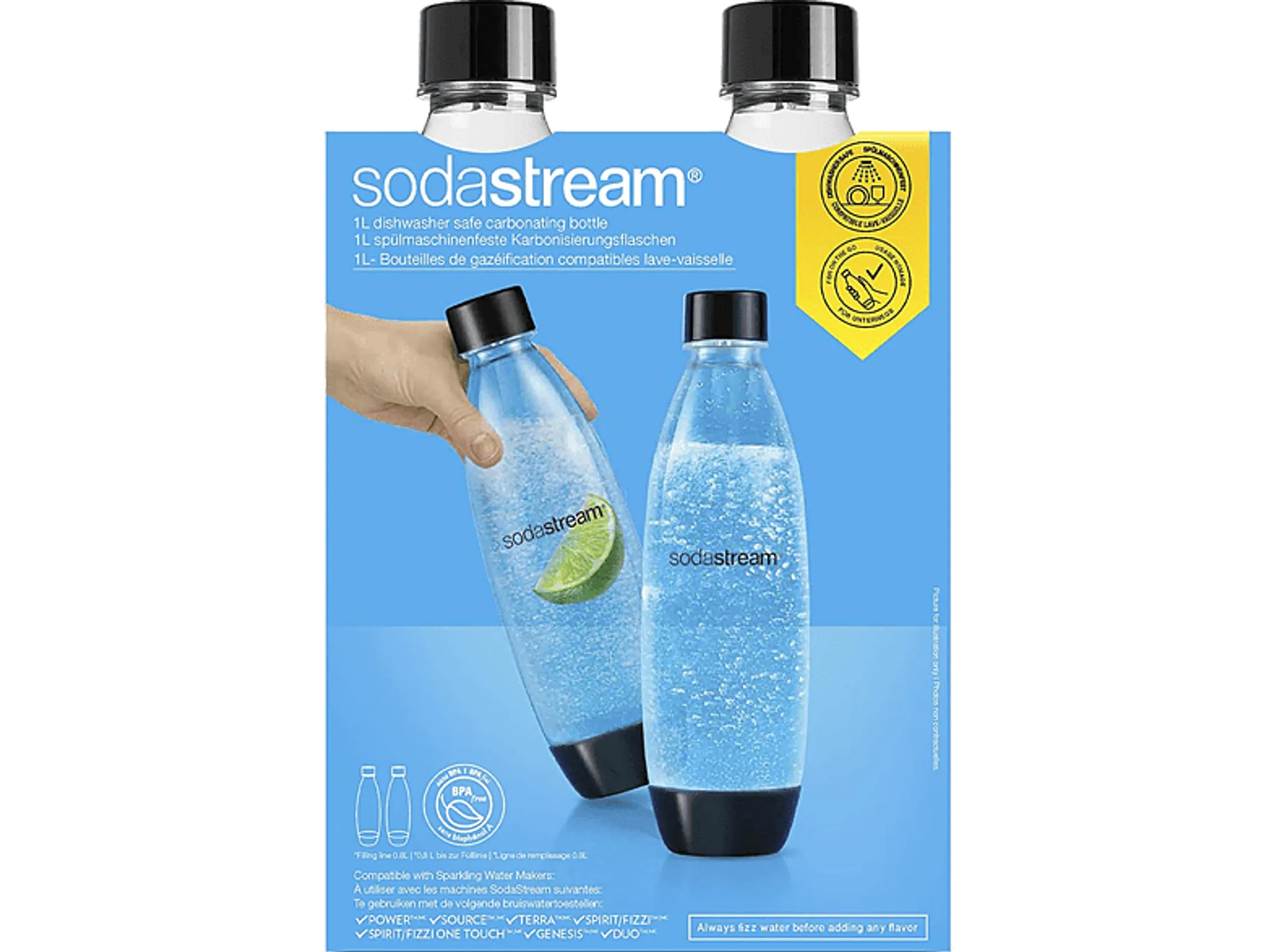 Sodastream Pack 2 Bouteilles 1L Fuse  image