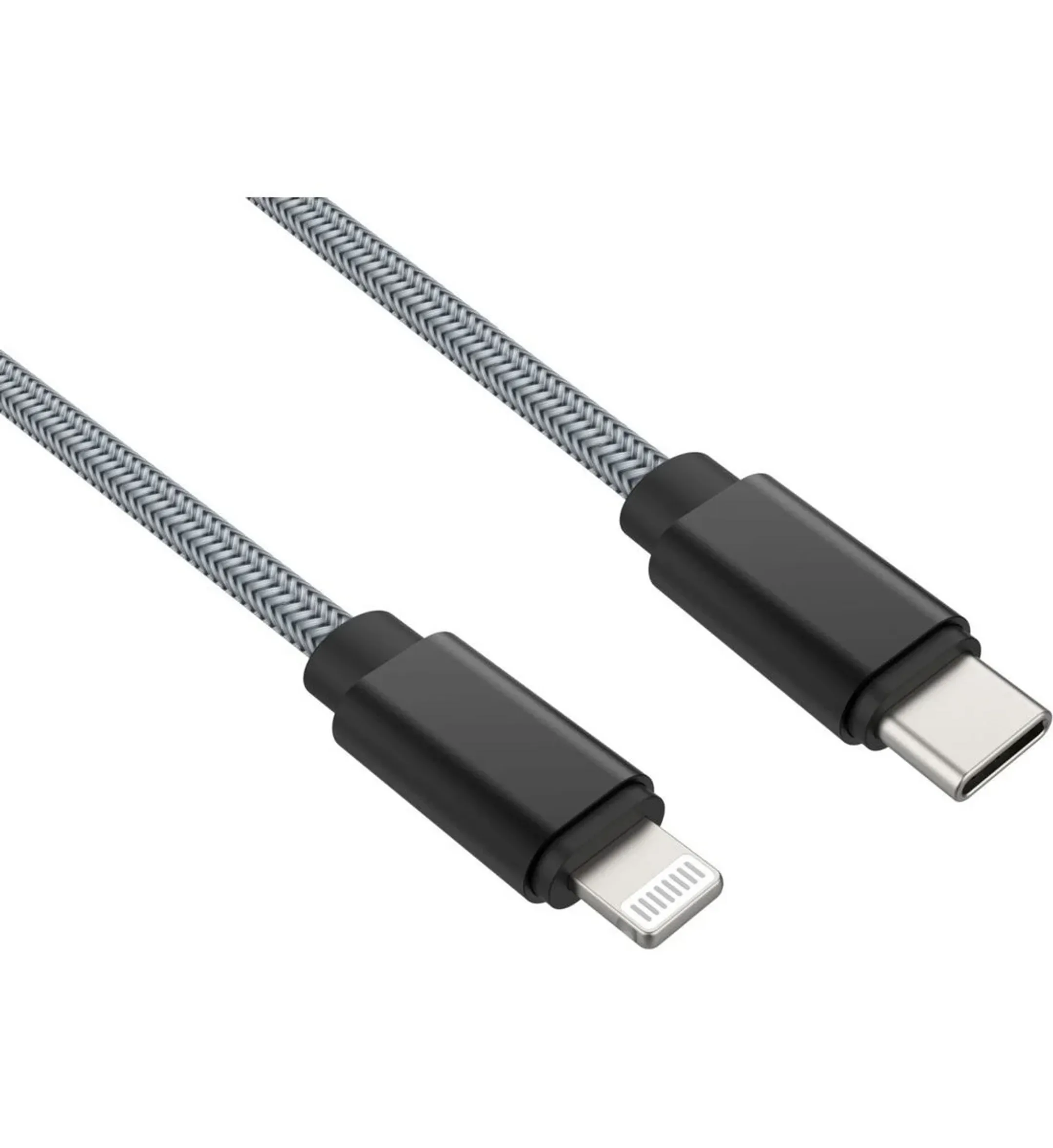 Câble Lightning vers USB C - 2 m. - Gris