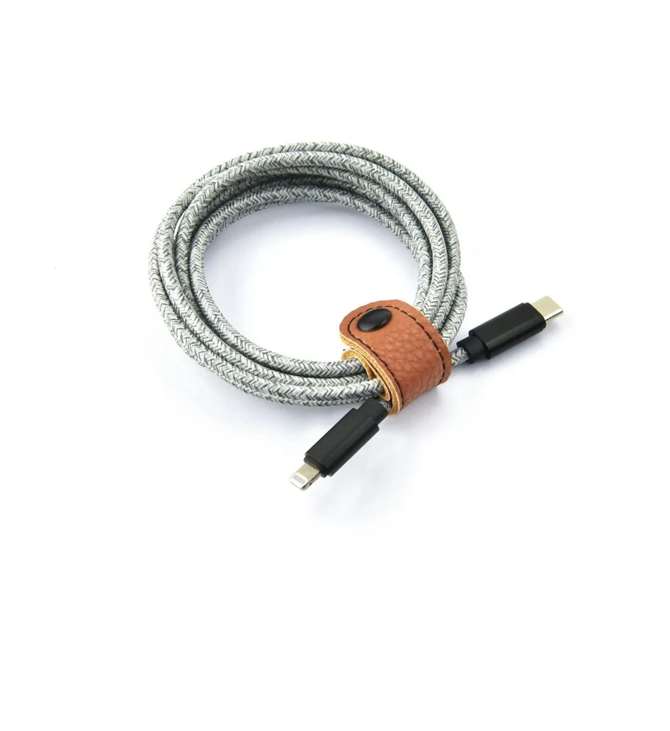 Adeqwat Câble Lightning vers USB C - 2 m. - Gris image