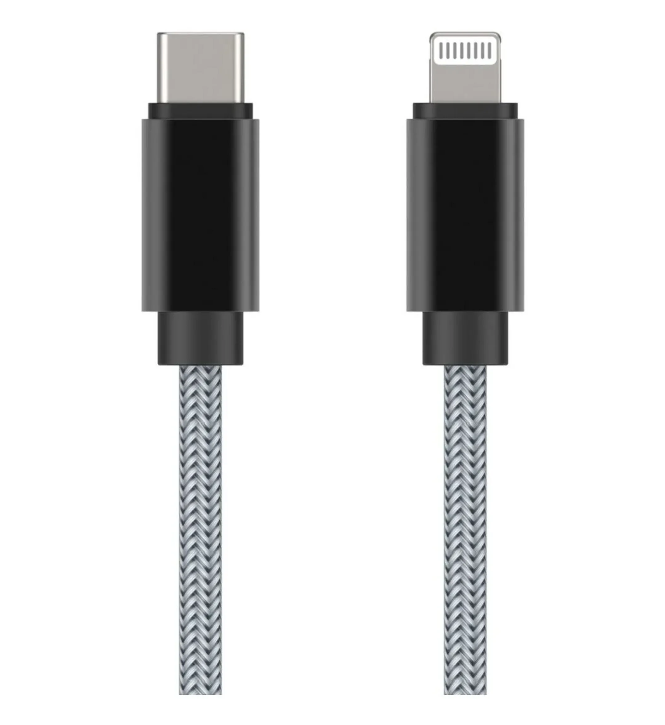 Adeqwat Câble Lightning vers USB C - 2 m. - Gris image