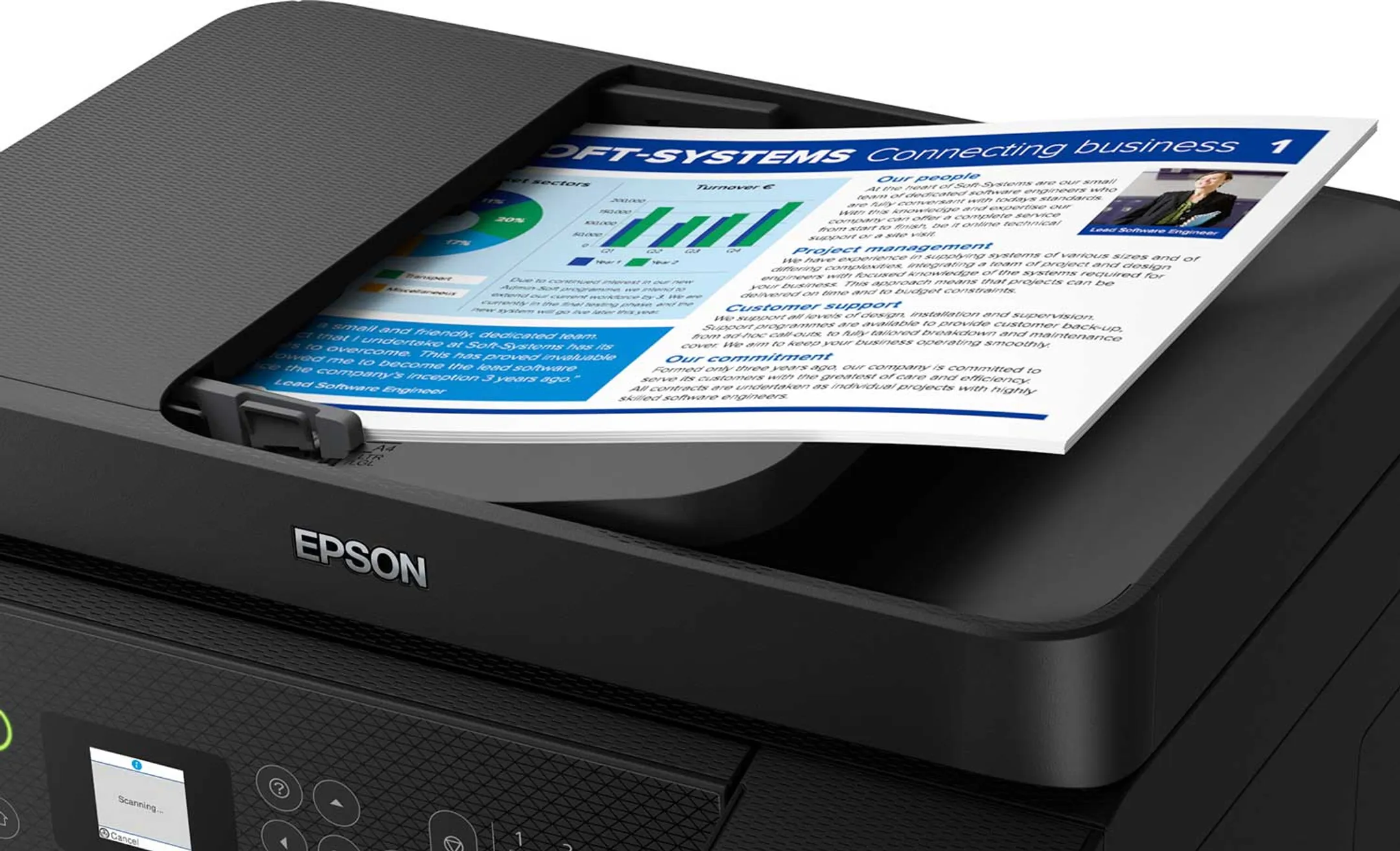 Epson Imprimante Multifonction EcoTank ET-4800 - Noir image