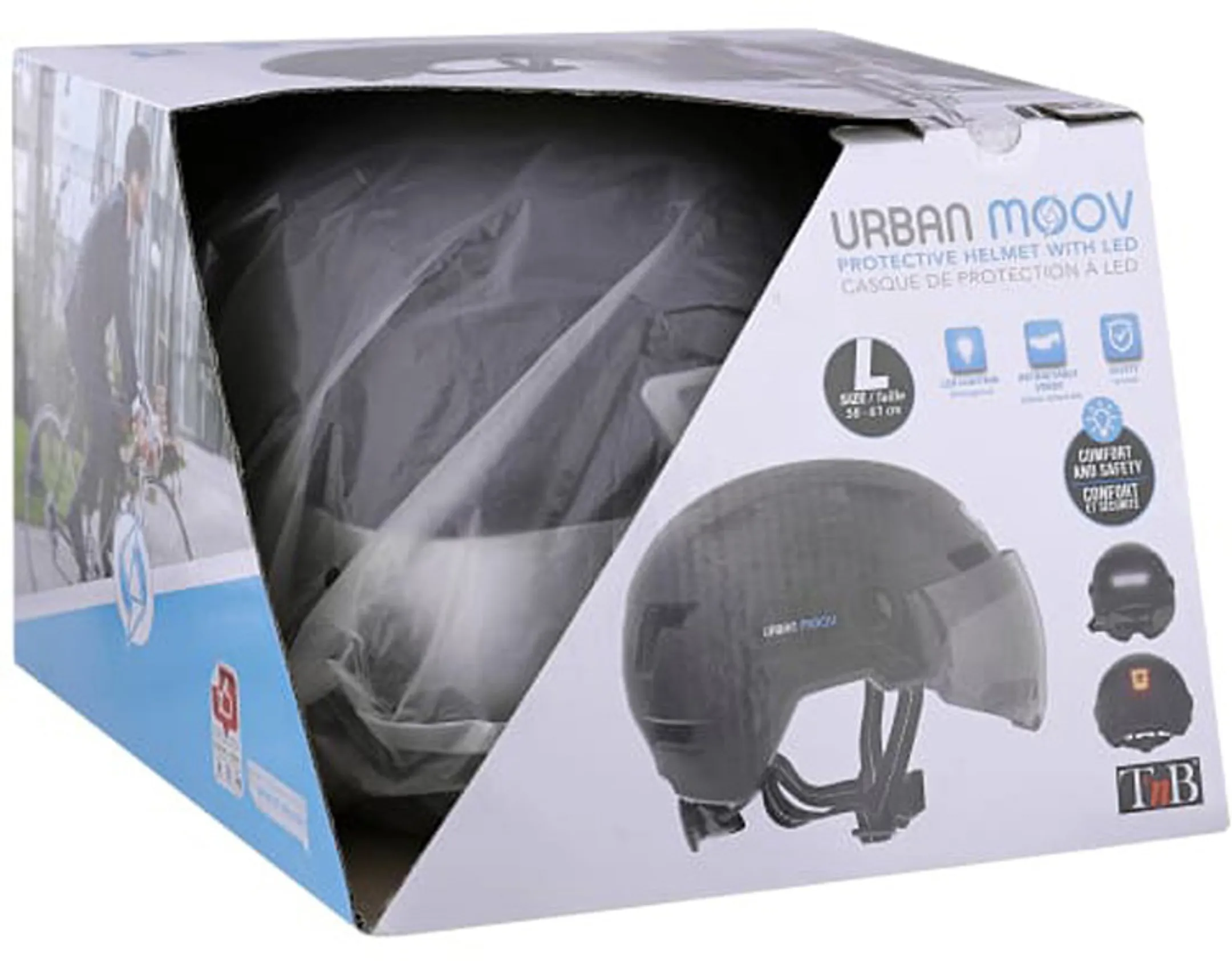 TNB Protective helmet with LED - Size L image