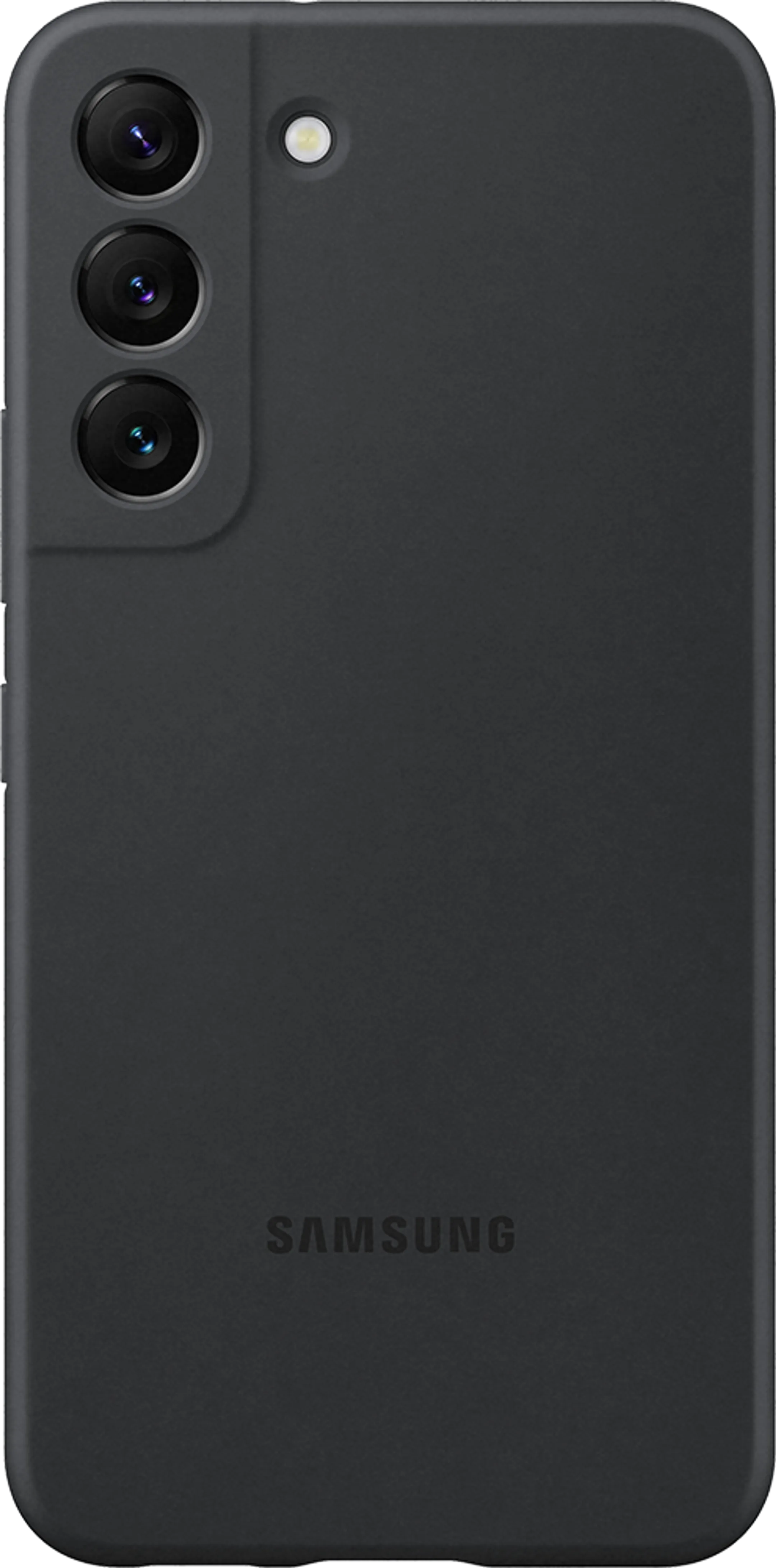Silicone cover pour Galaxy S22 Noir