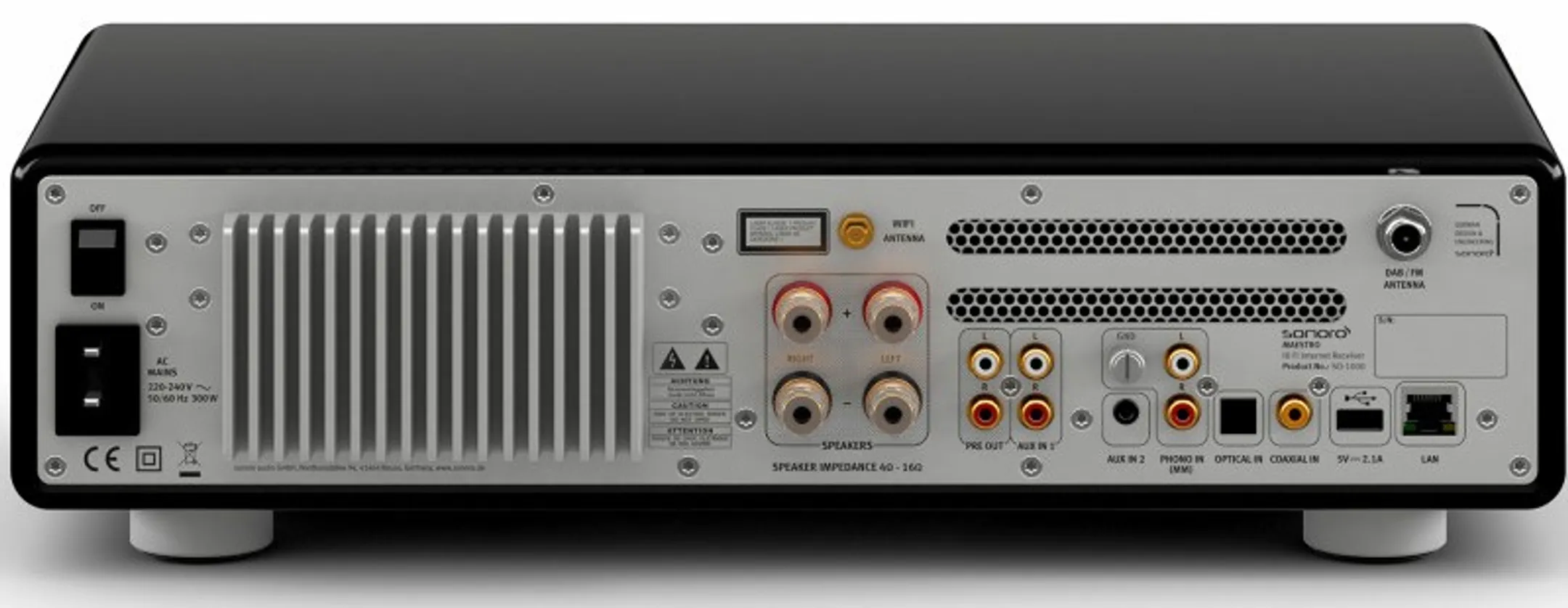 SONORO Smart HiFi Receiver MAESTRO - Matte Black image