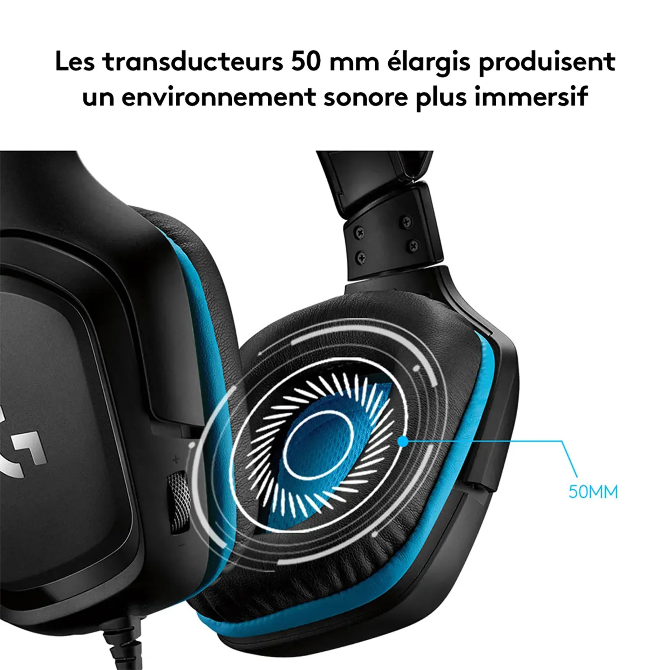 Logitech G Casque Gaming 7.1 G432 - Noir image