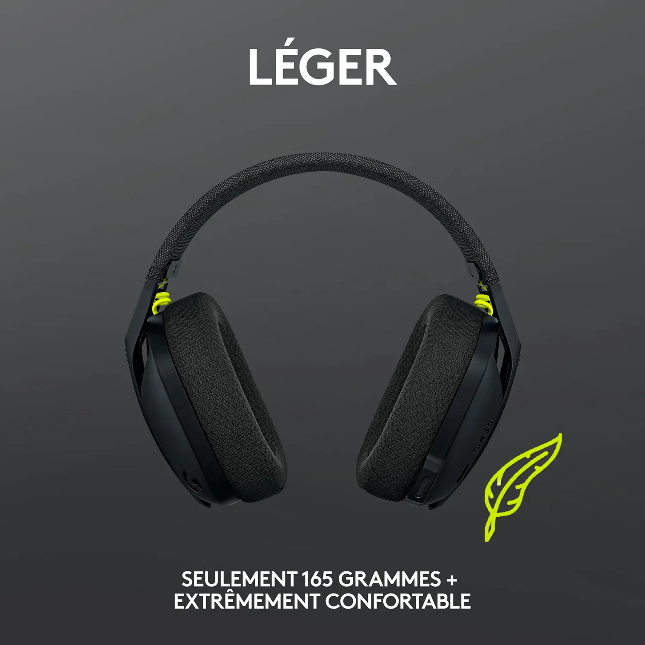 Logitech G Casque Gaming Sans Fil G435 Lightspeed - Noir image