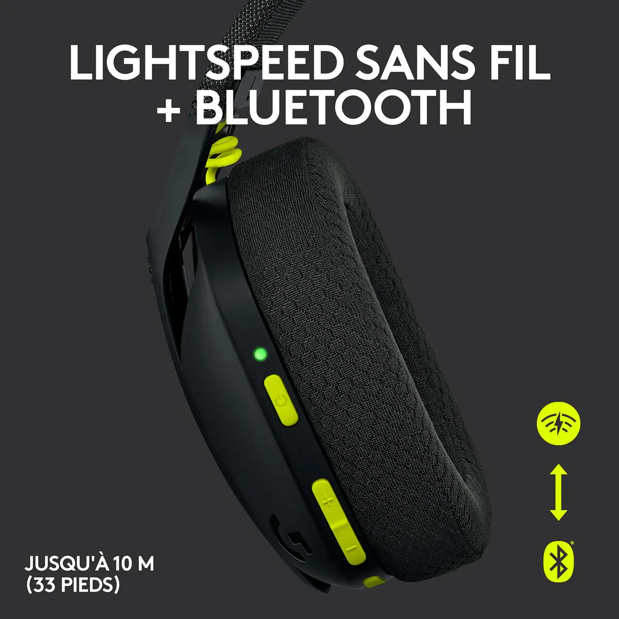 Logitech G Casque Gaming Sans Fil G435 Lightspeed - Noir image