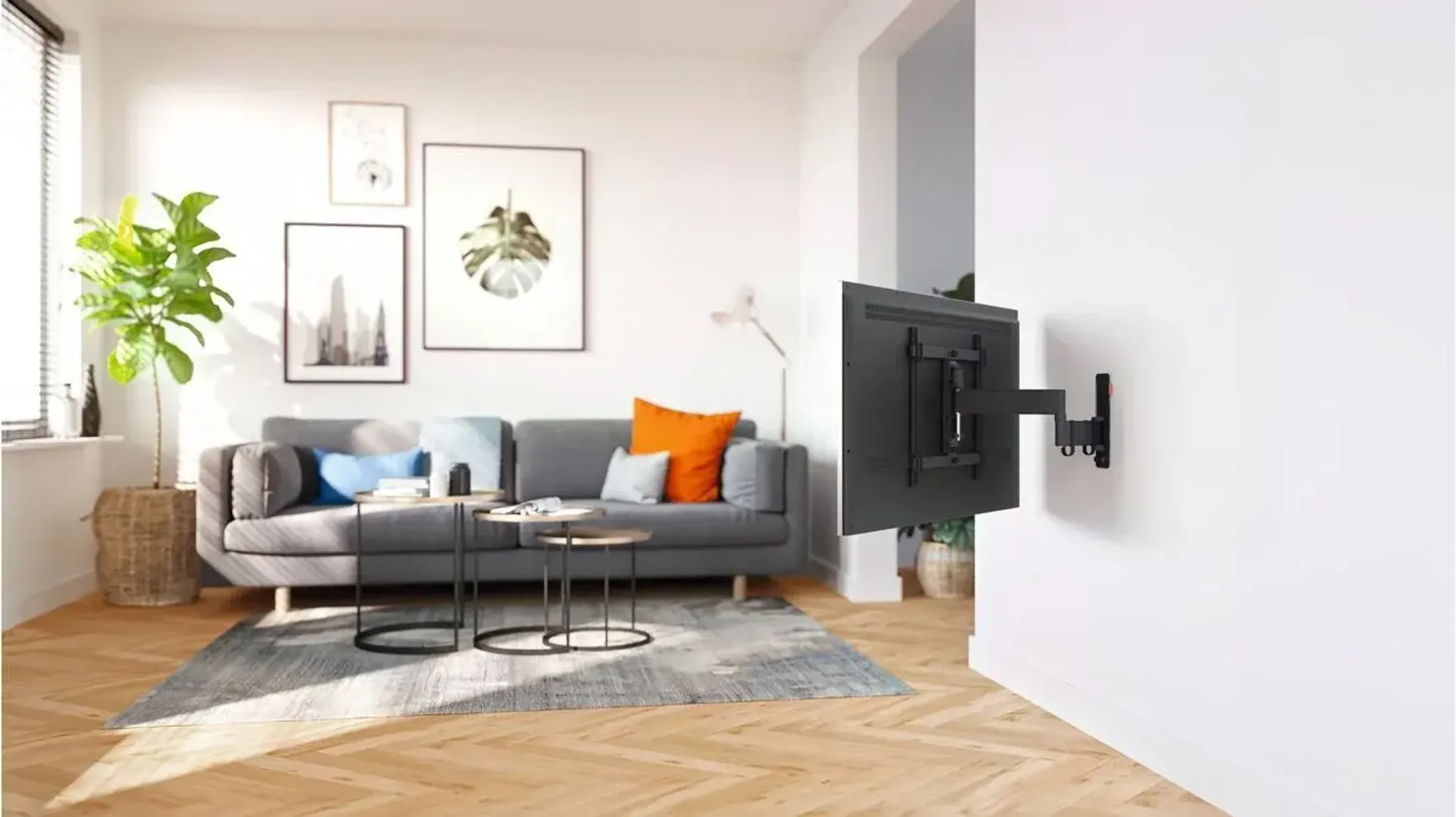 Vogels Support TV orientable TVM 3445 - 32 à 65 pouces - Noir image