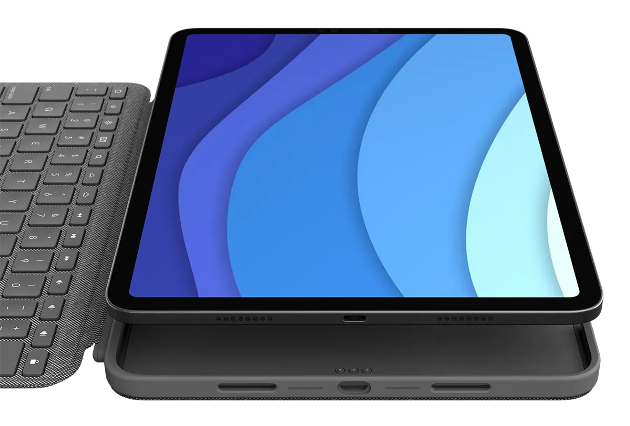 Logitech Tastatur-Case Combo Touch fur iPad Pro 11" (1st, 2nd, 3rd gen) - AZERTY (FR) - Grafit image