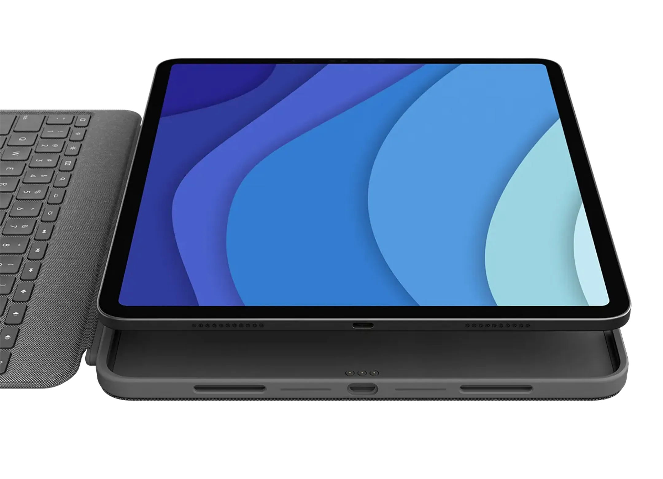 Logitech Etui clavier Combo Touch pour iPad Pro 12,9" (5th gen) - AZERTY (FR) - Graphite image