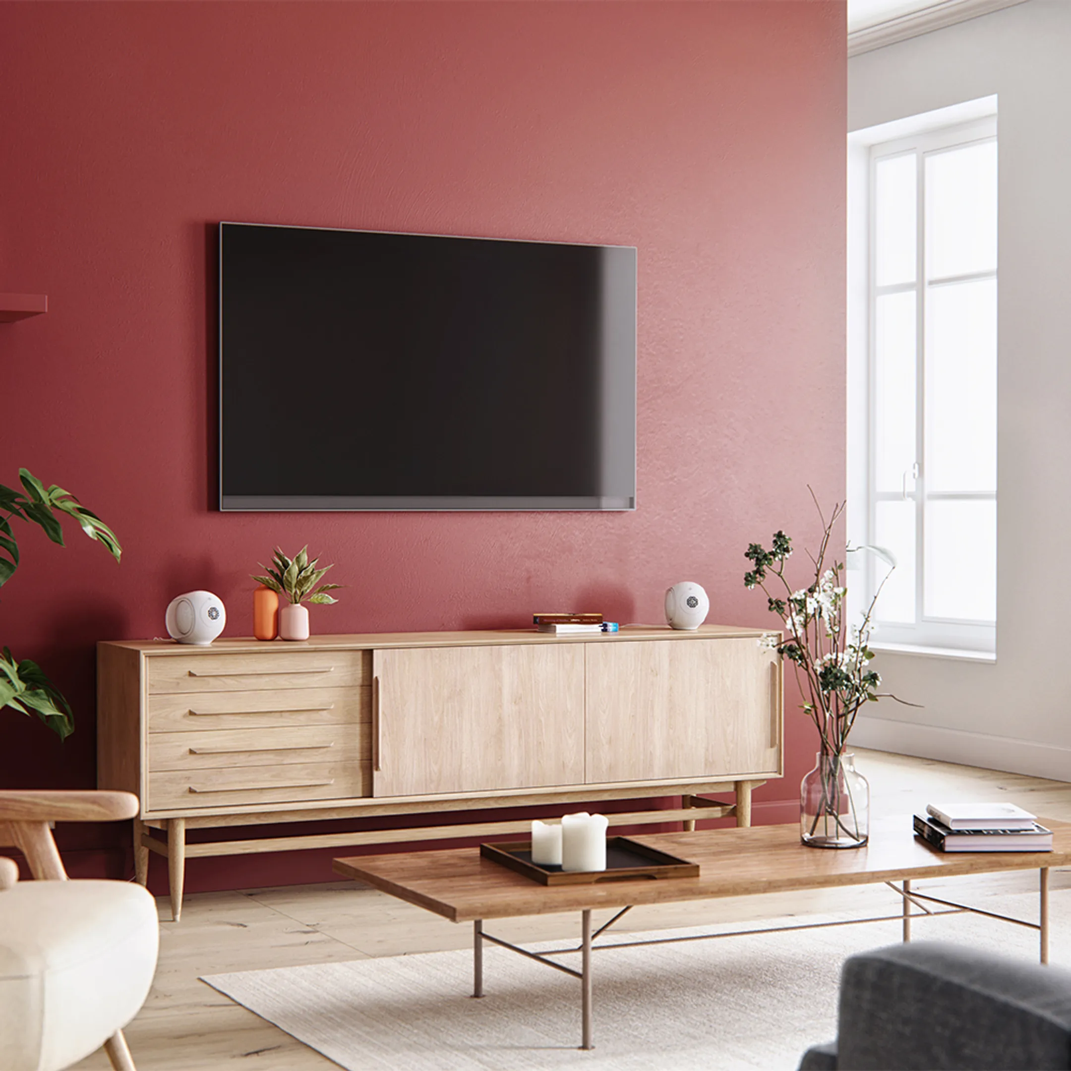 DEVIALET Enceinte Bluetooth et WiFi Phantom II 98 dB - Blanc image